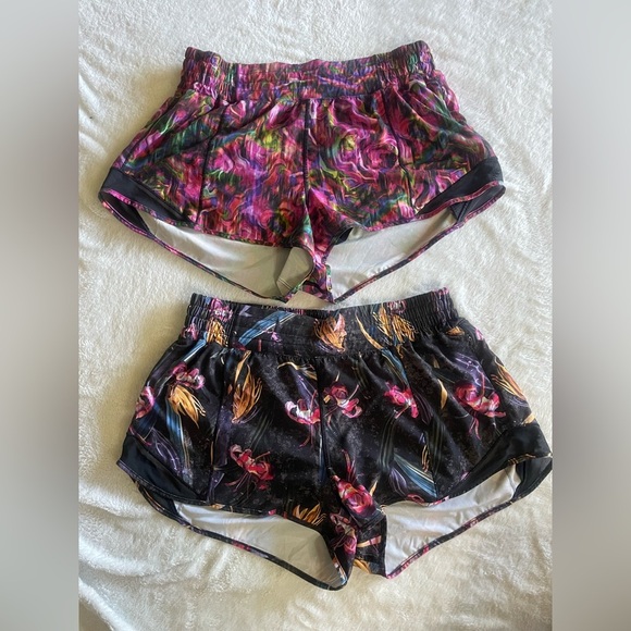 lululemon athletica Pants - Two pairs of Lululemon hottie hot shorts lot of (2) size 10